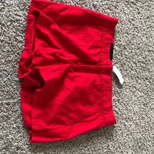NWT Banana Republic red shorts